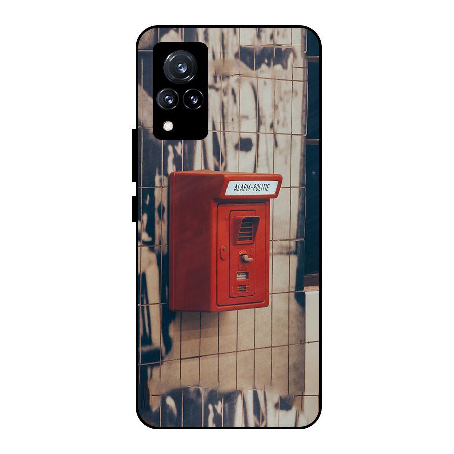 Vintage Alarm Metal Back Case for Vivo V21 5G
