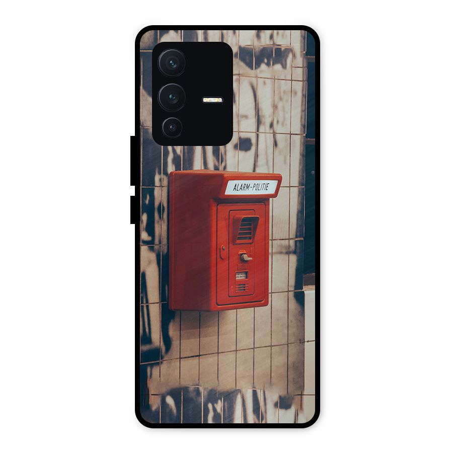 Vintage Alarm Metal Back Case for Vivo V23 5G