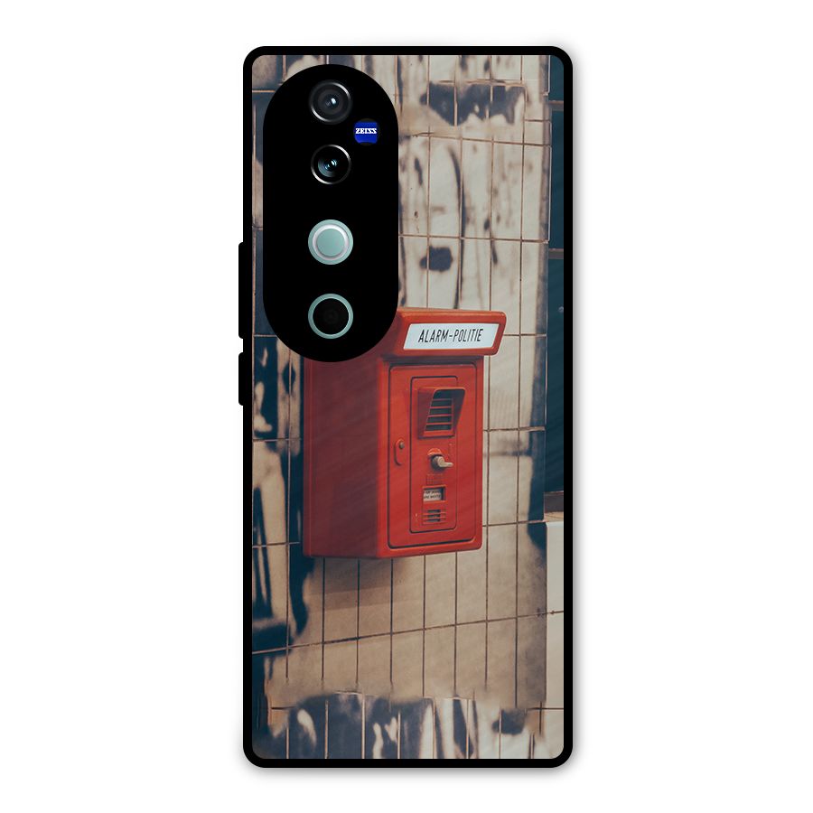 Vintage Alarm Metal Back Case for Vivo V40