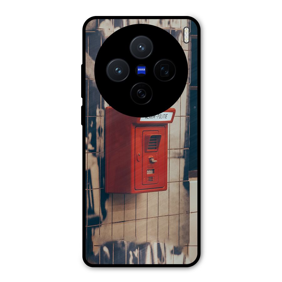 Vintage Alarm Metal Back Case for Vivo X200