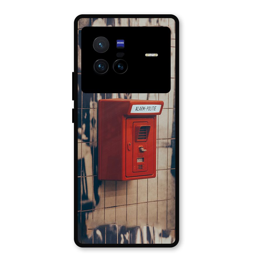 Vintage Alarm Metal Back Case for Vivo X80