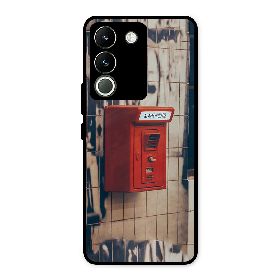 Vintage Alarm Metal Back Case for Vivo Y200