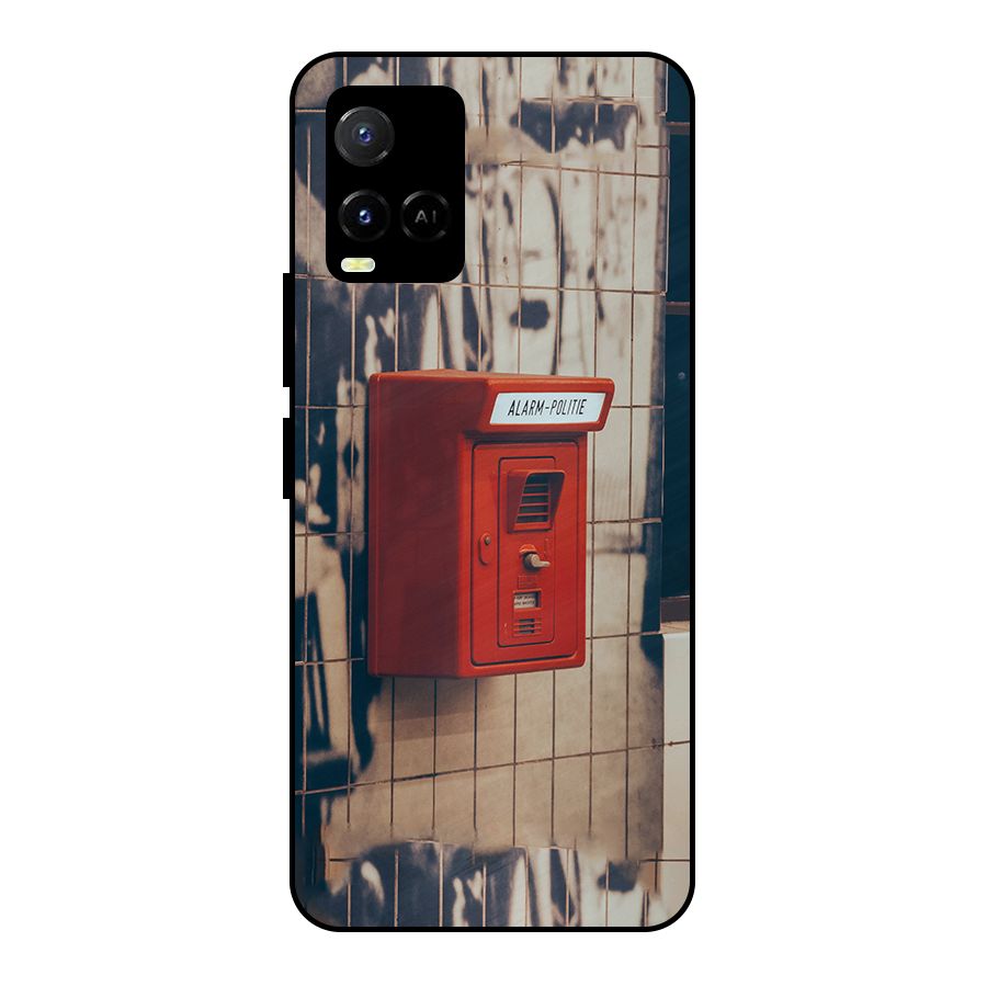 Vintage Alarm Metal Back Case for Vivo Y21T