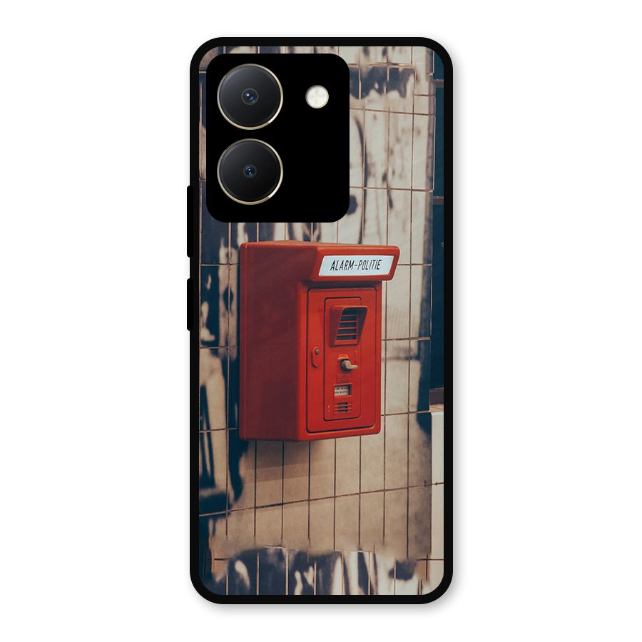 Vintage Alarm Metal Back Case for Vivo Y36