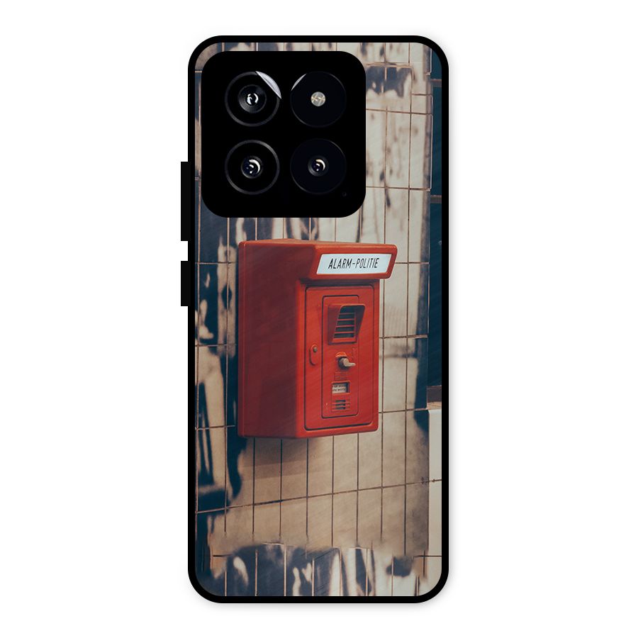 Vintage Alarm Metal Back Case for Xiaomi 14