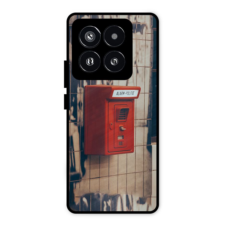 Vintage Alarm Metal Back Case for Xiaomi 14 Pro