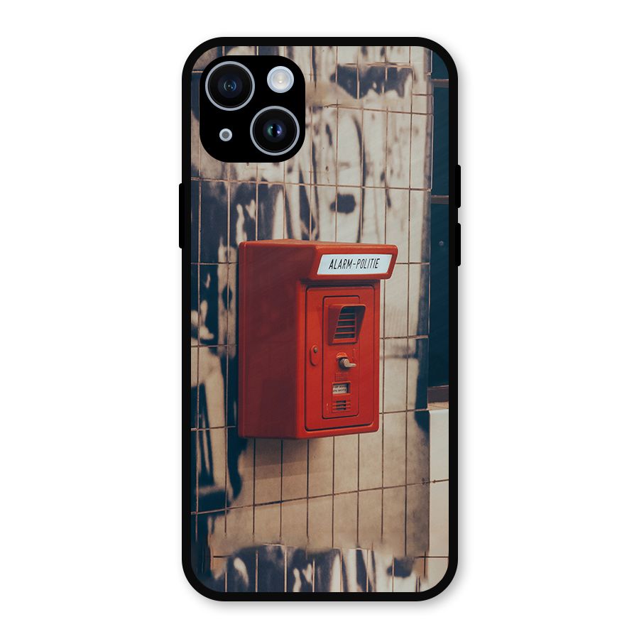 Vintage Alarm Metal Back Case for iPhone 14