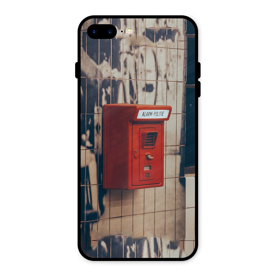 Vintage Alarm Metal Back Case for iPhone 8 Plus