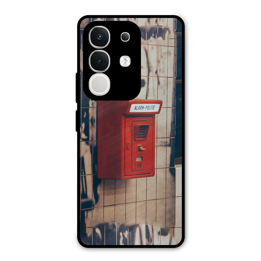 Vintage Alarm Metal Back Case for iQOO Z10x