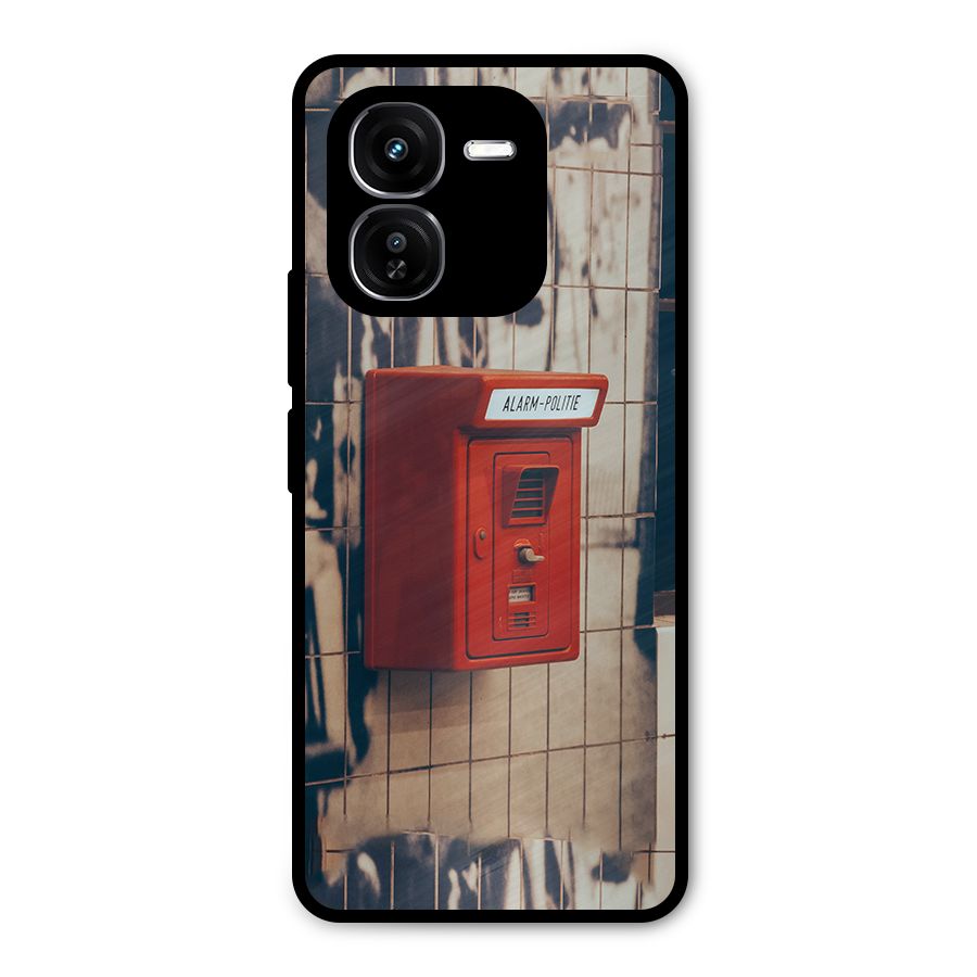 Vintage Alarm Metal Back Case for iQOO Z9x
