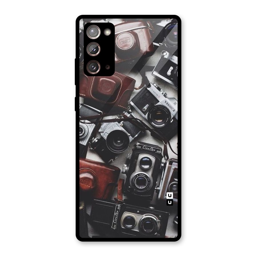 Vintage Beauty Shutter Glass Back Case for Galaxy Note 20