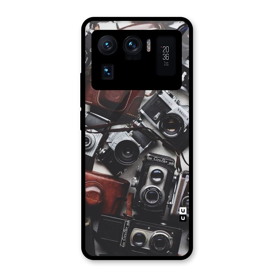 Vintage Beauty Shutter Glass Back Case for Mi 11 Ultra