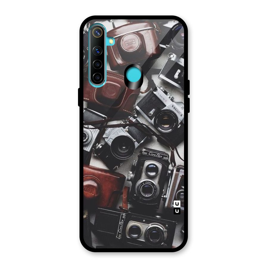 Vintage Beauty Shutter Glass Back Case for Realme 5