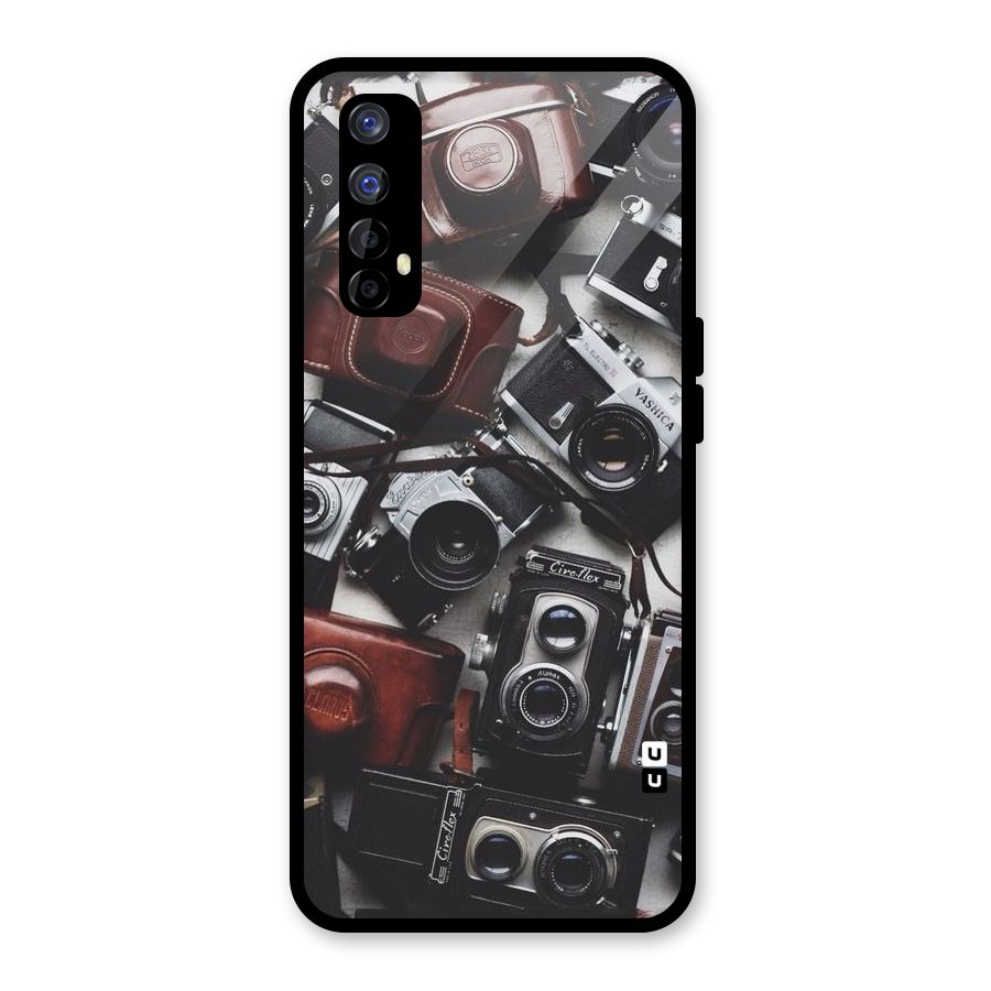 Vintage Beauty Shutter Glass Back Case for Realme Narzo 20 Pro