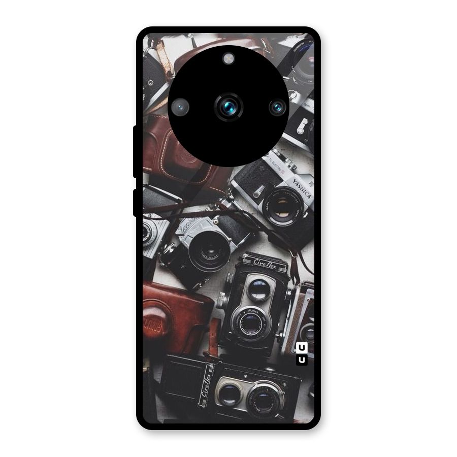 Vintage Beauty Shutter Glass Back Case for Realme Narzo 60 Pro