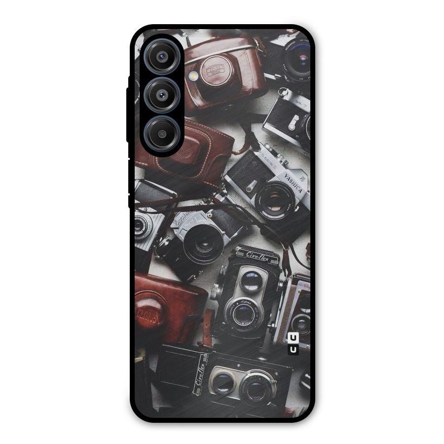 Vintage Beauty Shutter Metal Back Case for Galaxy A16 5G