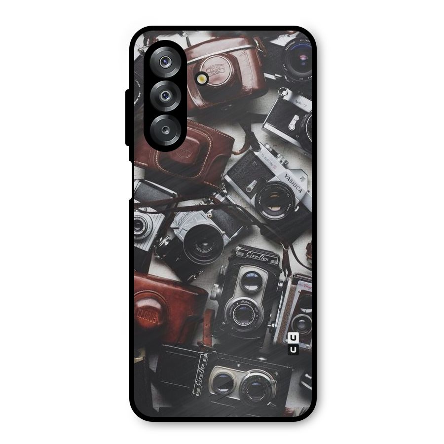 Vintage Beauty Shutter Metal Back Case for Galaxy A26