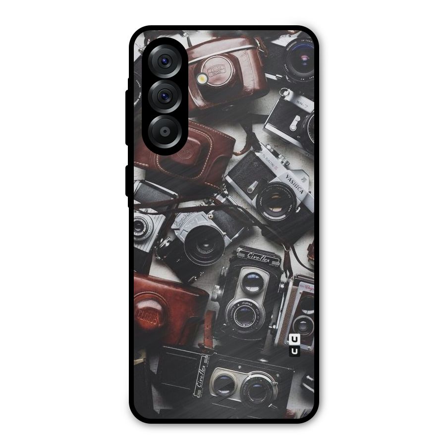 Vintage Beauty Shutter Metal Back Case for Galaxy A36