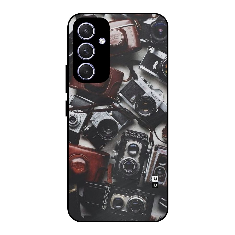 Vintage Beauty Shutter Metal Back Case for Galaxy A54