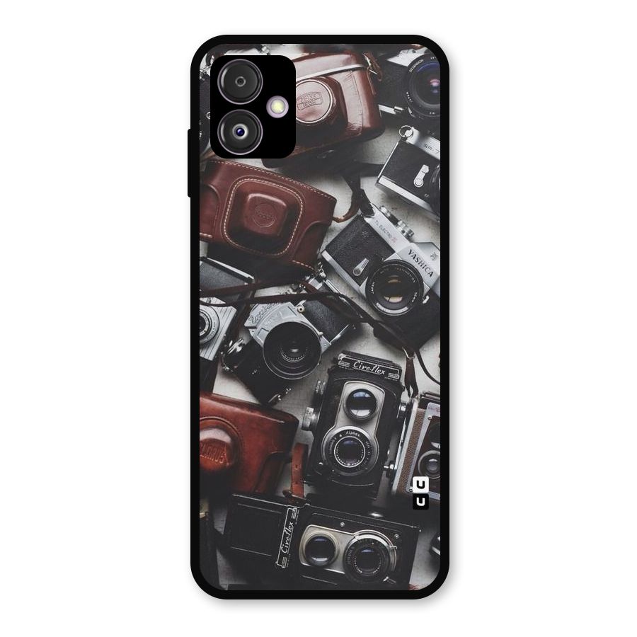 Vintage Beauty Shutter Metal Back Case for Galaxy F14