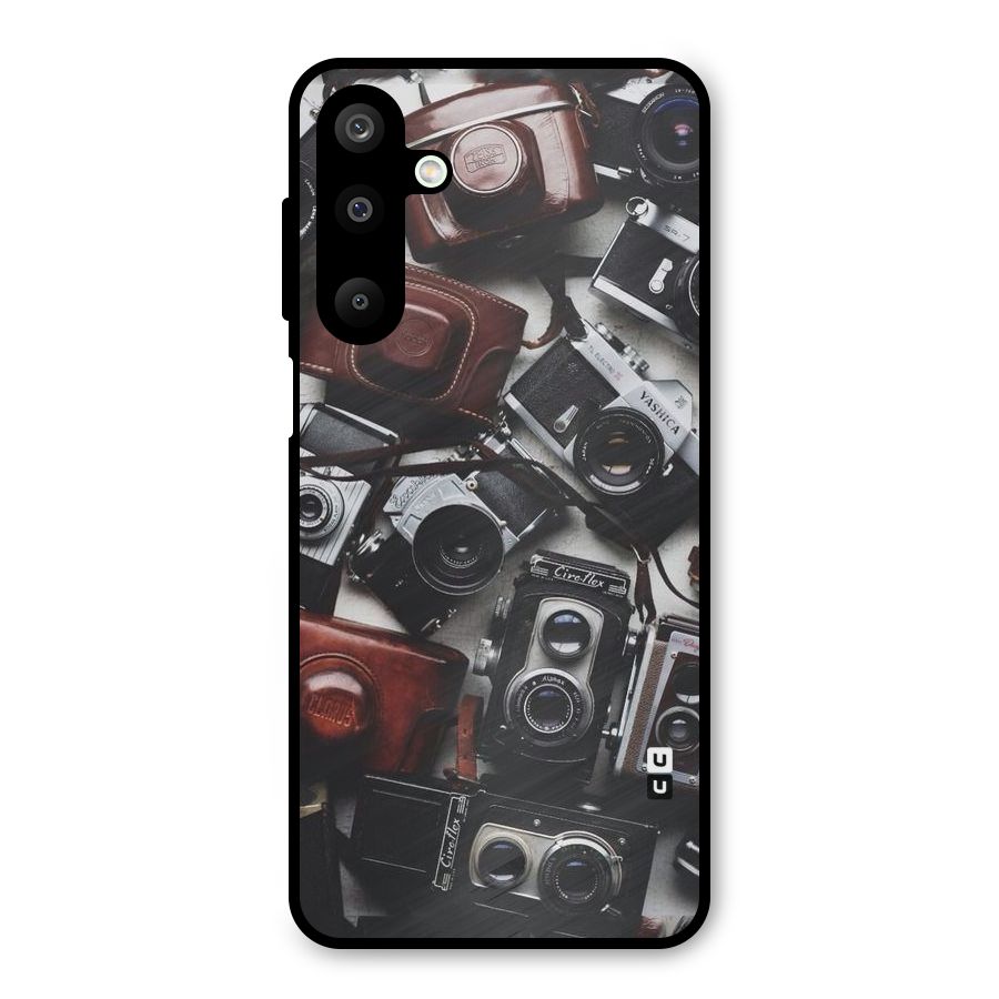 Vintage Beauty Shutter Metal Back Case for Galaxy M16