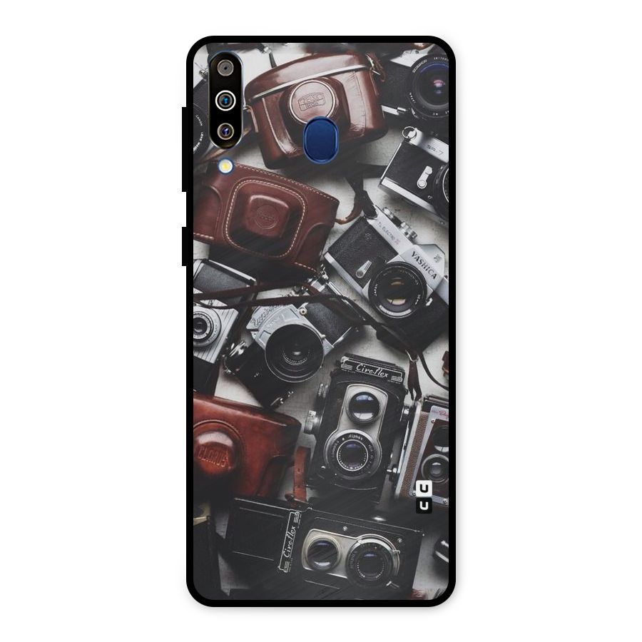 Vintage Beauty Shutter Metal Back Case for Galaxy M30