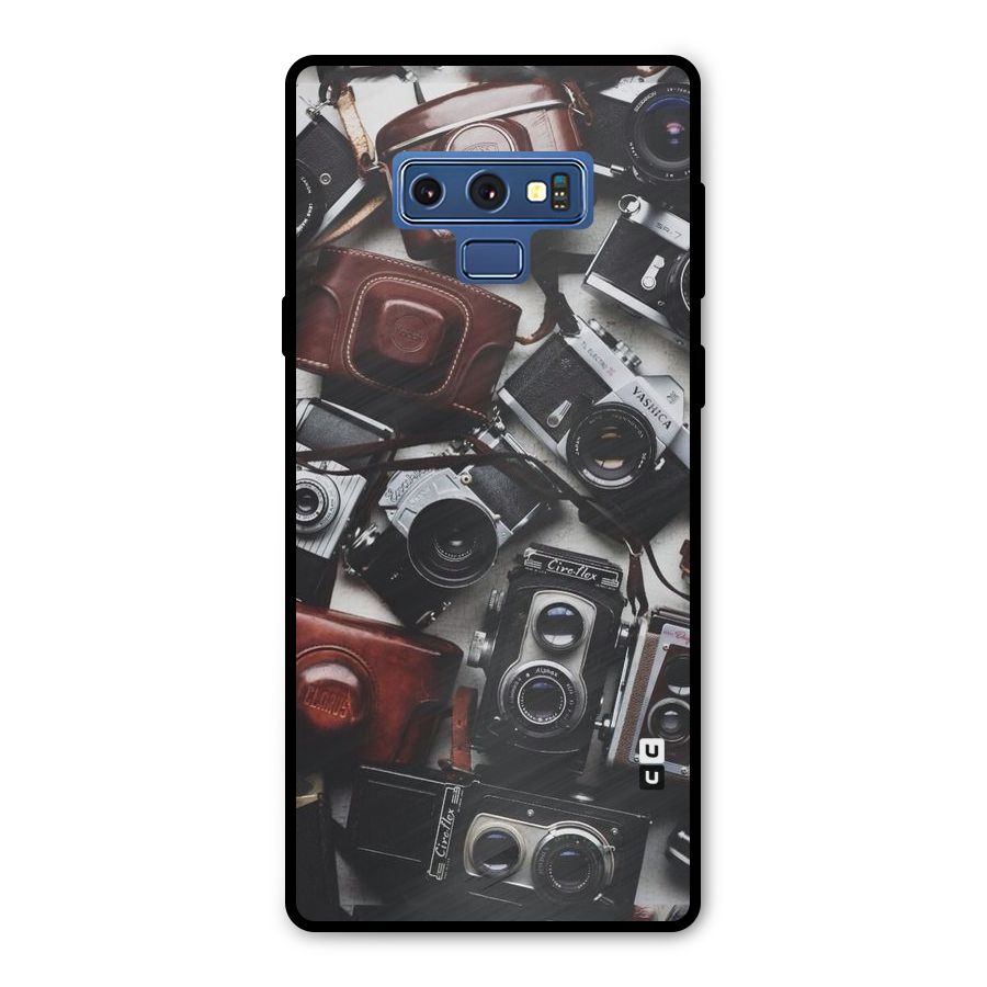 Vintage Beauty Shutter Metal Back Case for Galaxy Note 9