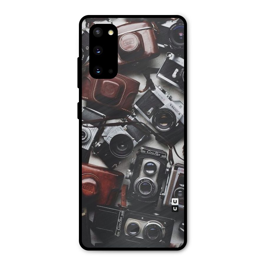 Vintage Beauty Shutter Metal Back Case for Galaxy S20