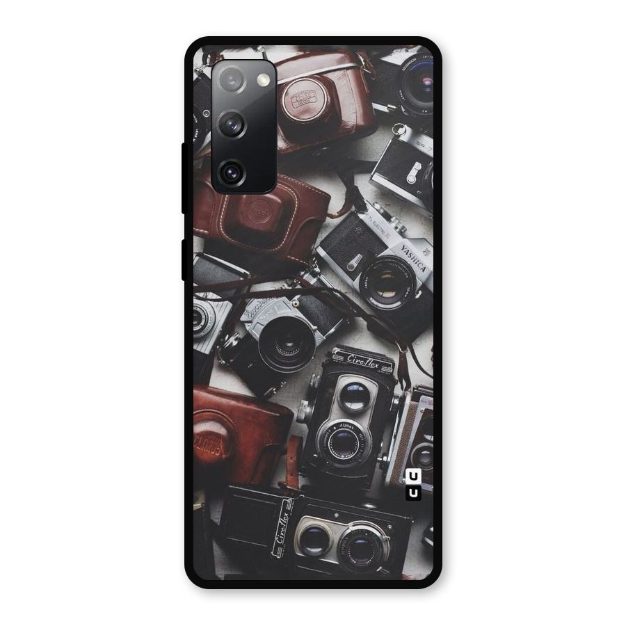 Vintage Beauty Shutter Metal Back Case for Galaxy S20 FE 5G