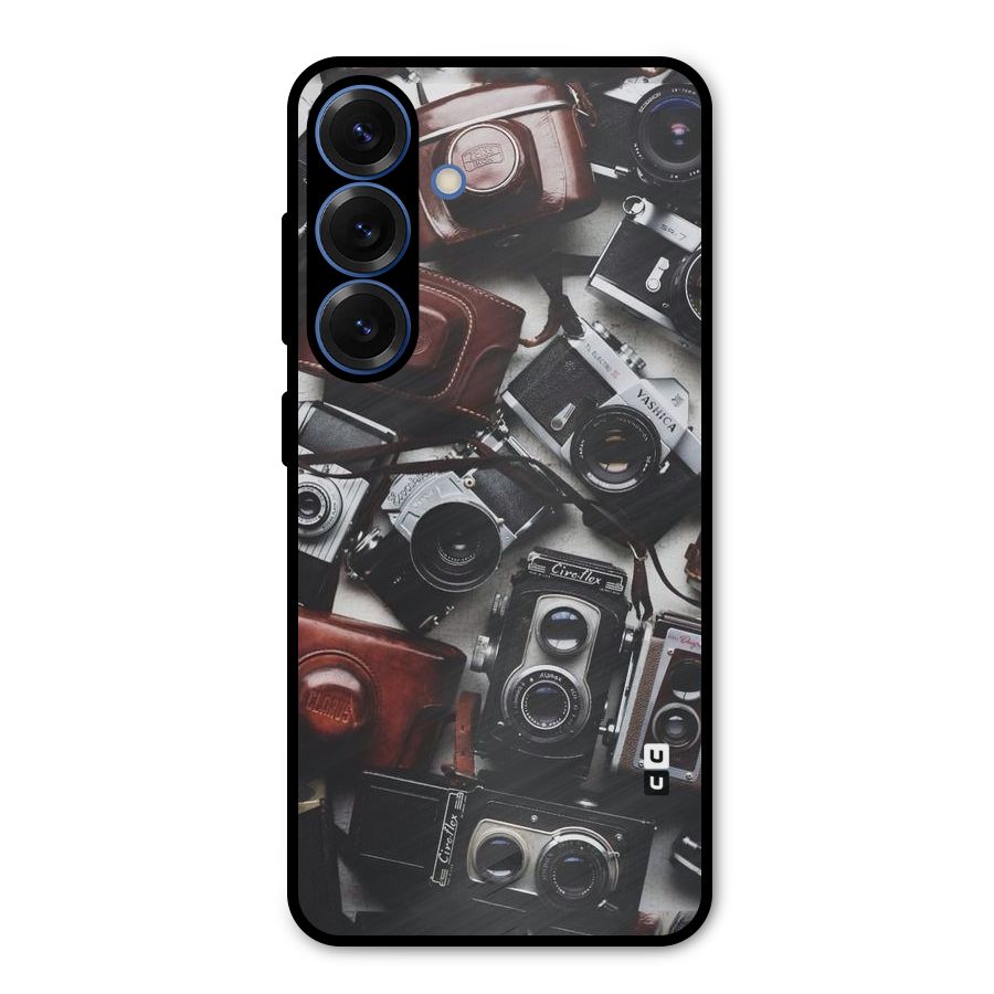 Vintage Beauty Shutter Metal Back Case for Galaxy S25
