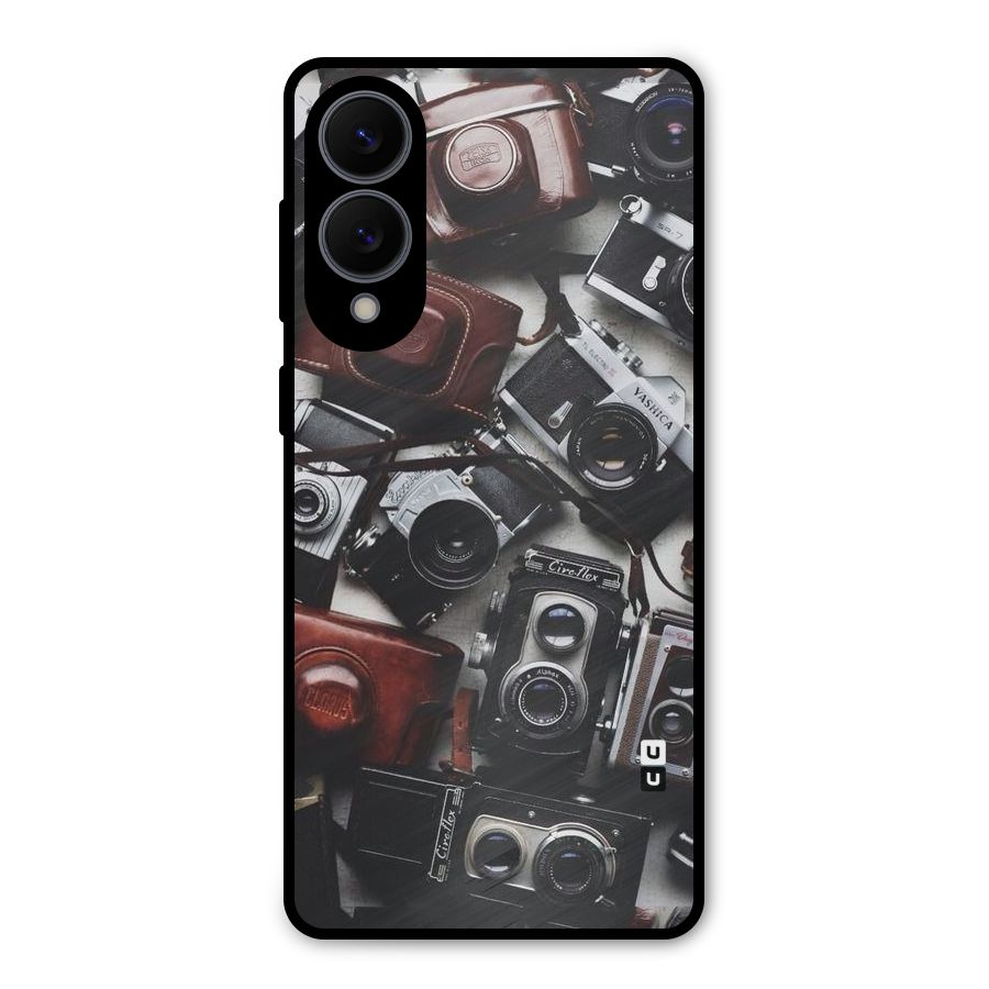 Vintage Beauty Shutter Metal Back Case for Galaxy S25 Edge