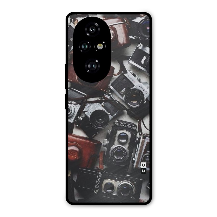 Vintage Beauty Shutter Metal Back Case for Honor 200 Pro