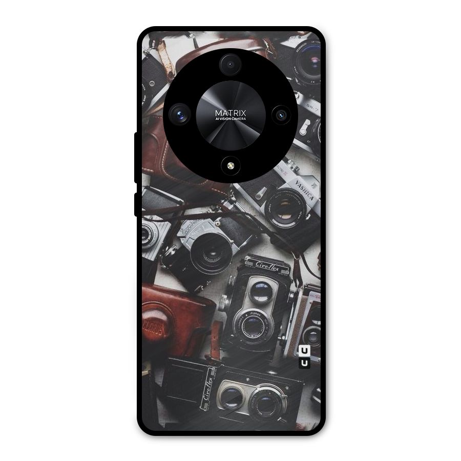 Vintage Beauty Shutter Metal Back Case for Honor X9b
