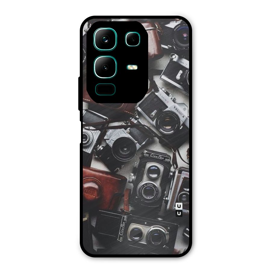 Vintage Beauty Shutter Metal Back Case for Infinix Note 50x