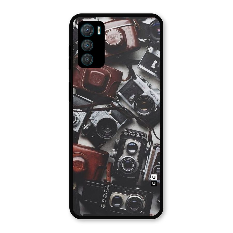 Vintage Beauty Shutter Metal Back Case for Moto G42
