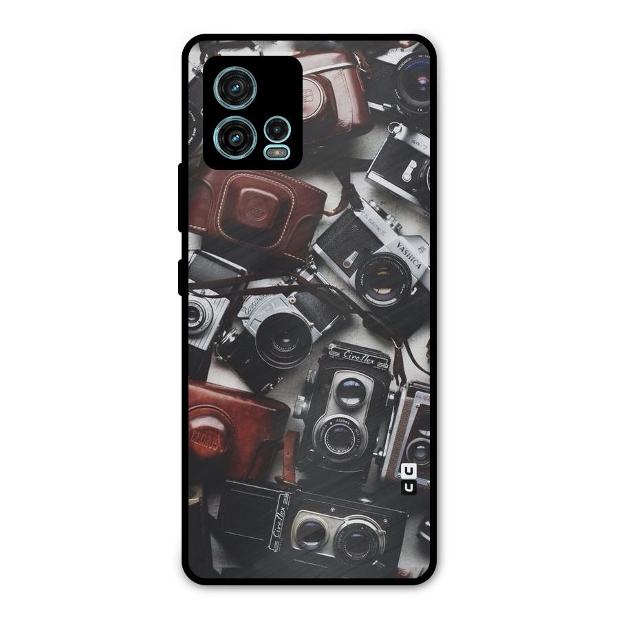 Vintage Beauty Shutter Metal Back Case for Moto G72