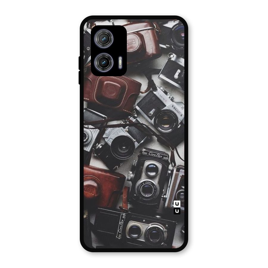 Vintage Beauty Shutter Metal Back Case for Moto G73