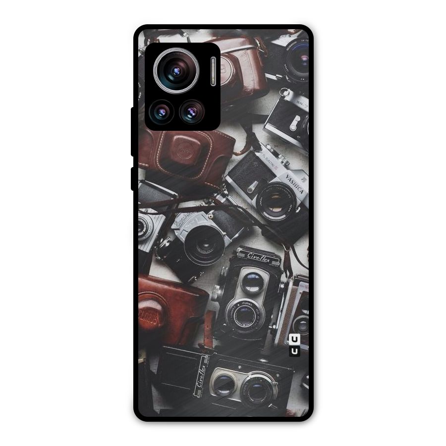 Vintage Beauty Shutter Metal Back Case for Motorola Edge 30 Ultra