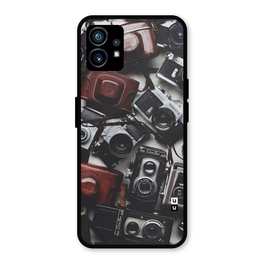 Vintage Beauty Shutter Metal Back Case for Nothing Phone 1