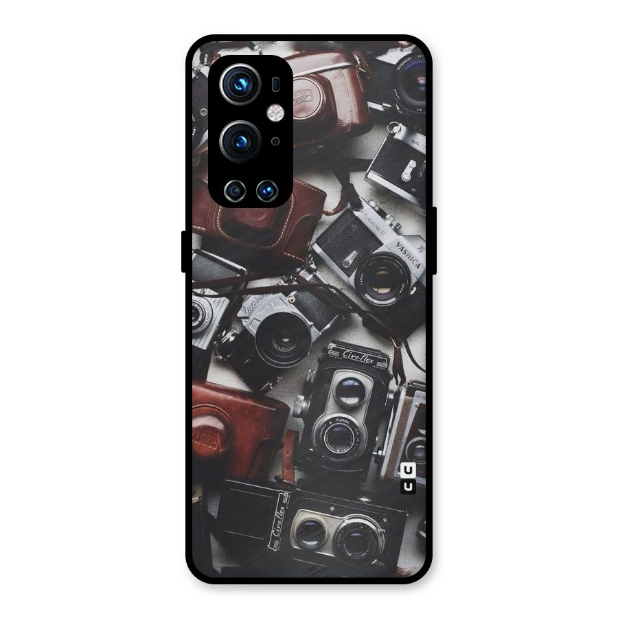 Vintage Beauty Shutter Metal Back Case for OnePlus 9 Pro