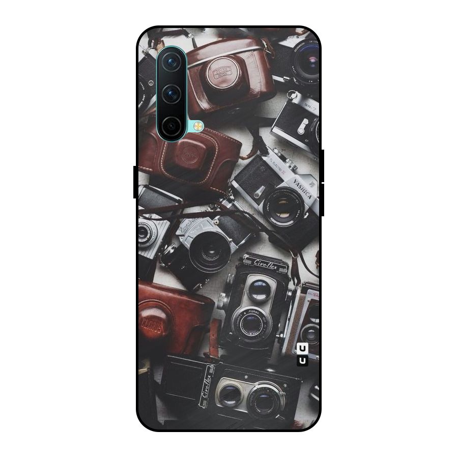 Vintage Beauty Shutter Metal Back Case for OnePlus Nord CE 5G