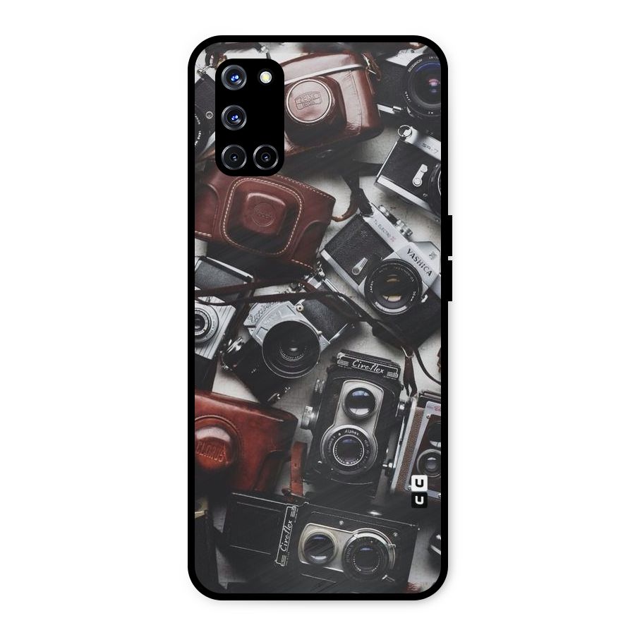 Vintage Beauty Shutter Metal Back Case for Oppo A52