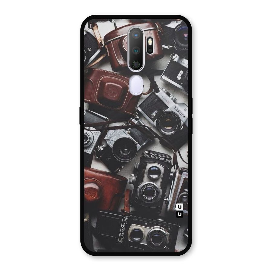 Vintage Beauty Shutter Metal Back Case for Oppo A9 (2020)