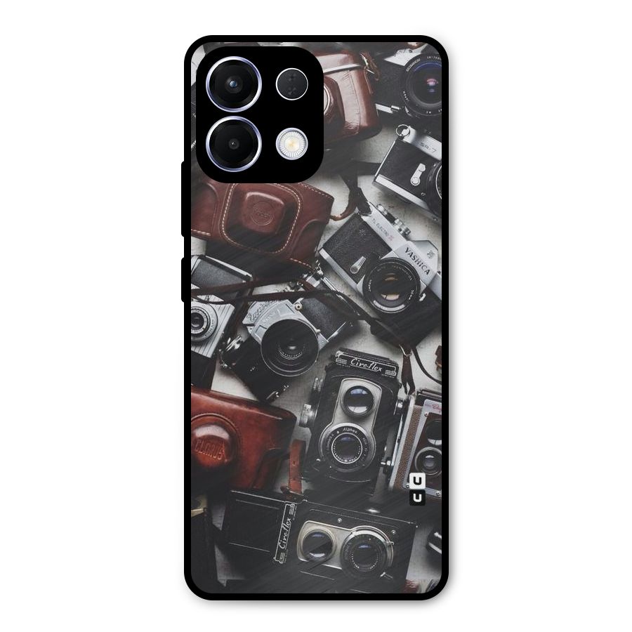 Vintage Beauty Shutter Metal Back Case for Oppo K13