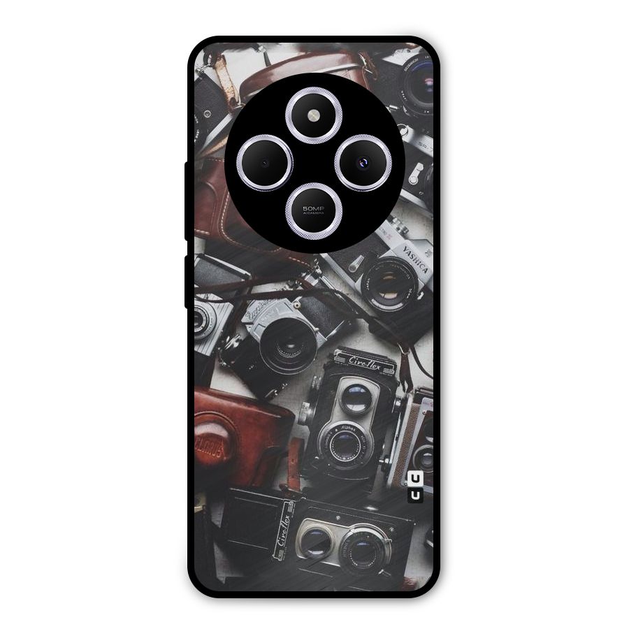 Vintage Beauty Shutter Metal Back Case for Poco C75 5G