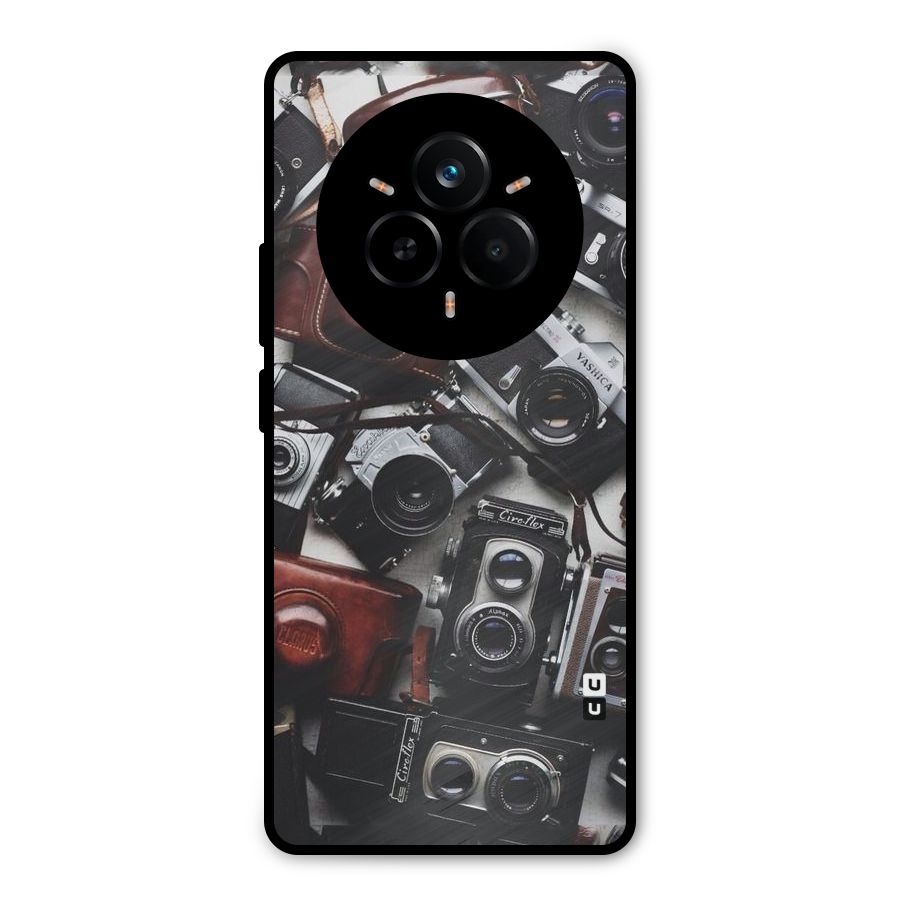 Vintage Beauty Shutter Metal Back Case for Realme 14 Pro