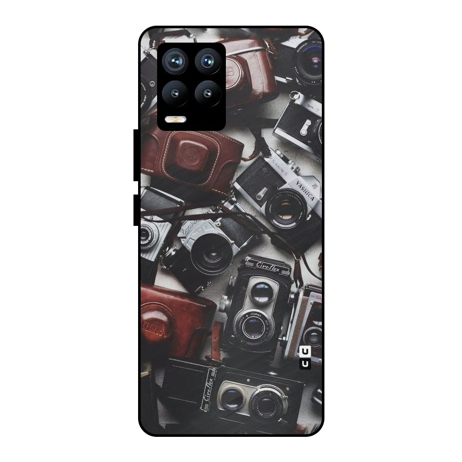 Vintage Beauty Shutter Metal Back Case for Realme 8 Pro