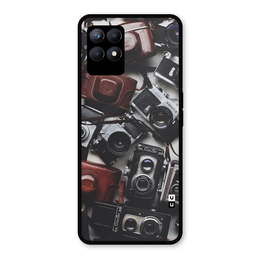 Vintage Beauty Shutter Metal Back Case for Realme 8i