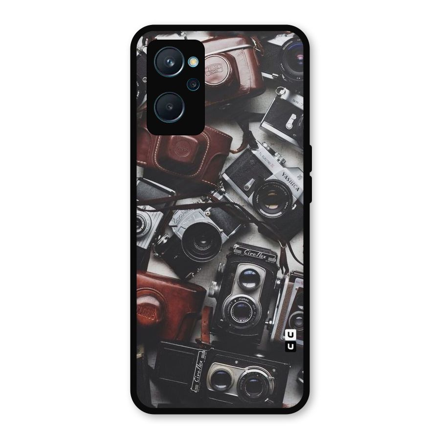 Vintage Beauty Shutter Metal Back Case for Realme 9i