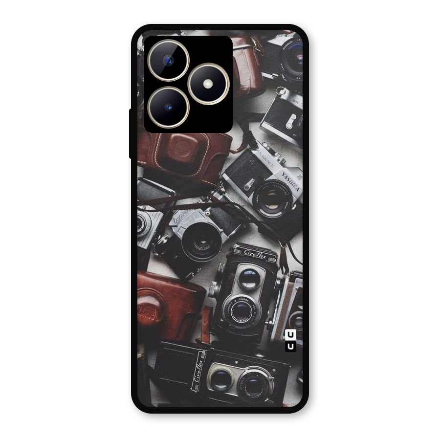 Vintage Beauty Shutter Metal Back Case for Realme C53